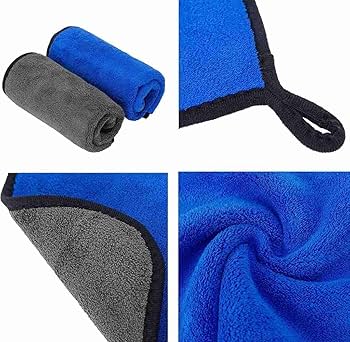 Microfiber Cloth 500GSM pack of 2 (40x60) + Autoprro's Vision Plus Glass Cleaner