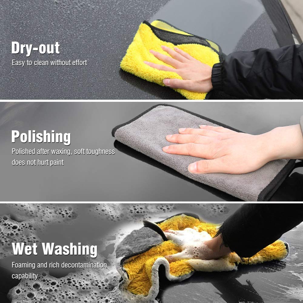 Autoprro Microfiber Cloth 500GSM pack of 2