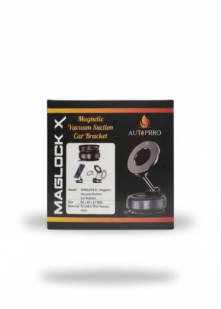 Autoprro MaglockX magnetic vacuum suction car bracket packaging with instruction