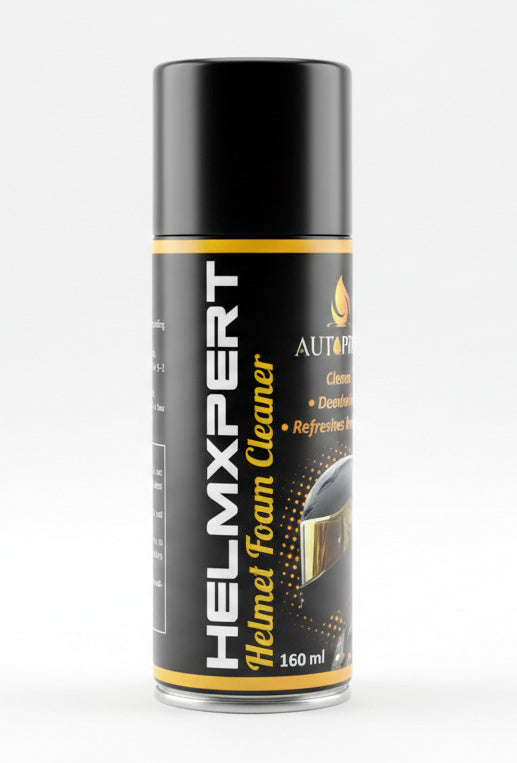 AutoPrro Helmet foam cleaner for better shine and scratch protections