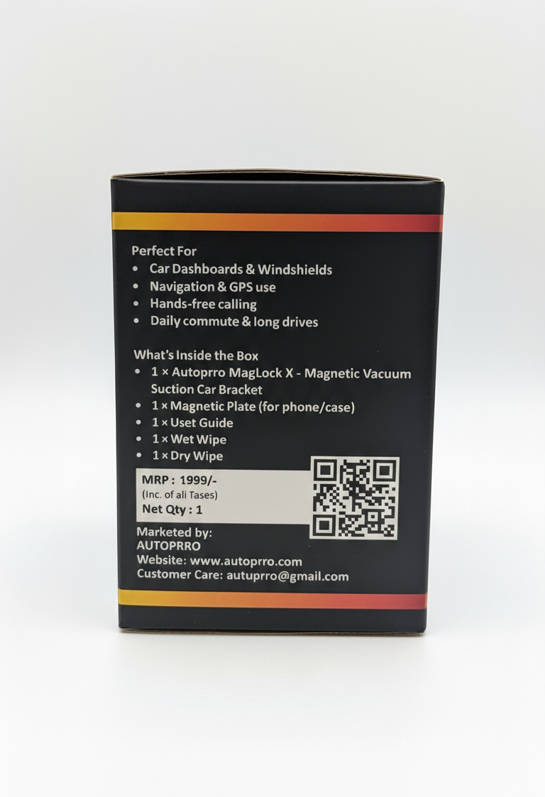 Autoprro Product packaging with text and a QR code for more details