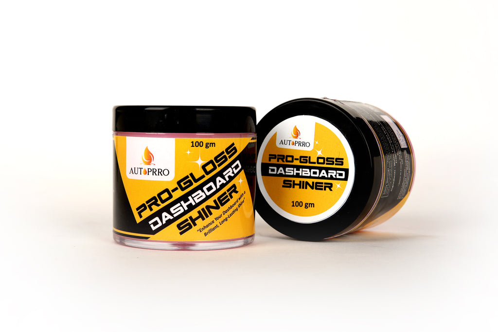 AutoPrro's Pro Gloss Dashboard Shiner for longlasting shine and uv protection