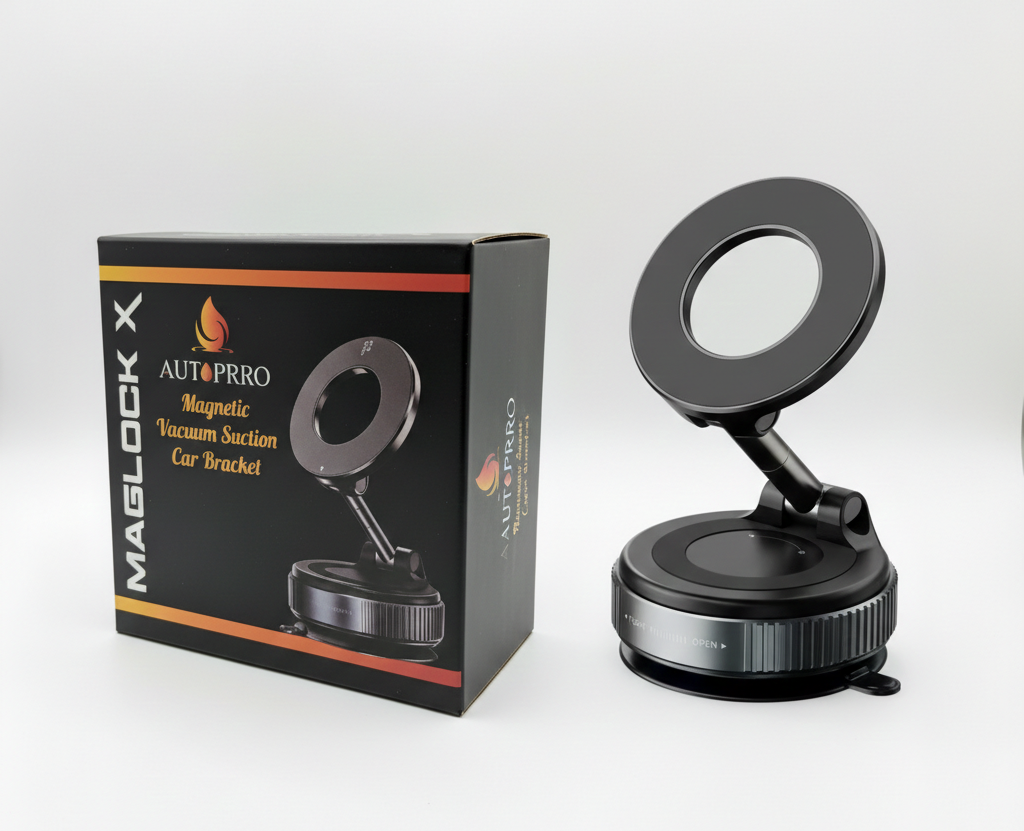 Autoprro MagLock X – Magnetic Vacuum Suction Car Bracket