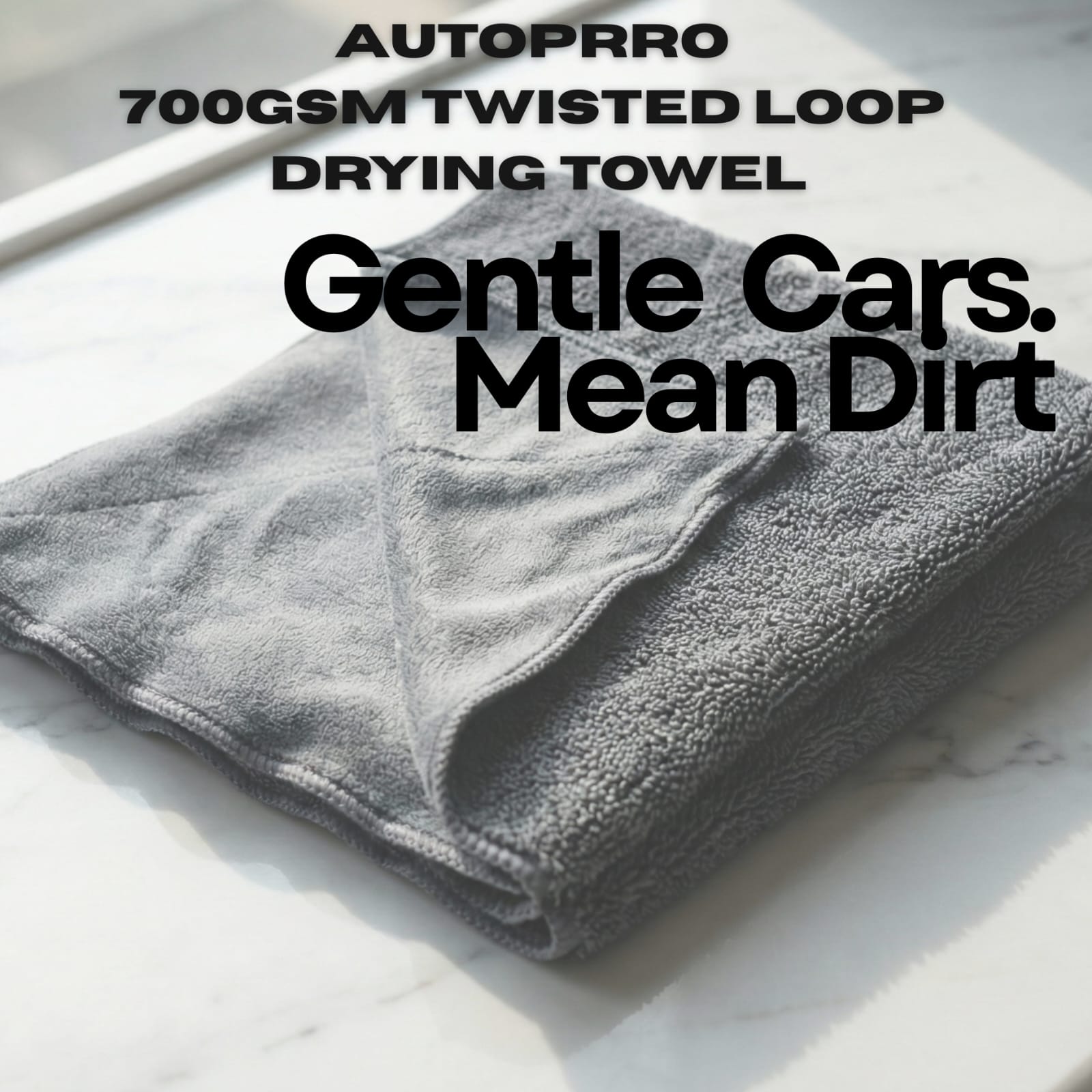 700 GSM Twisted Loop Microfiber Drying Cloth – Ultra Plush, Scratch-Free, High Absorbency