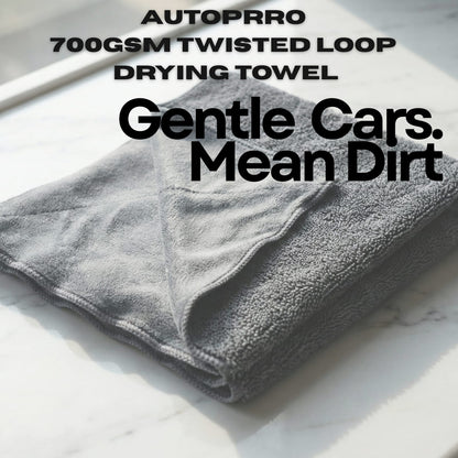 700 GSM Twisted Loop Microfiber Drying Cloth – Ultra Plush, Scratch-Free, High Absorbency